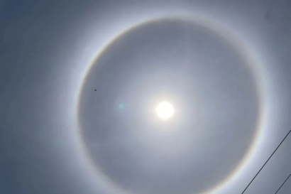 今天刷爆朋友圈的太阳戴上了“美瞳”